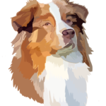 Dessin, numérique, chien, animal de compagnie