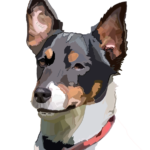 Dessin, numérique, chien, animal de compagnie