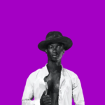 Dessin, Digital, Homme, Chapeau, Noir et blanc