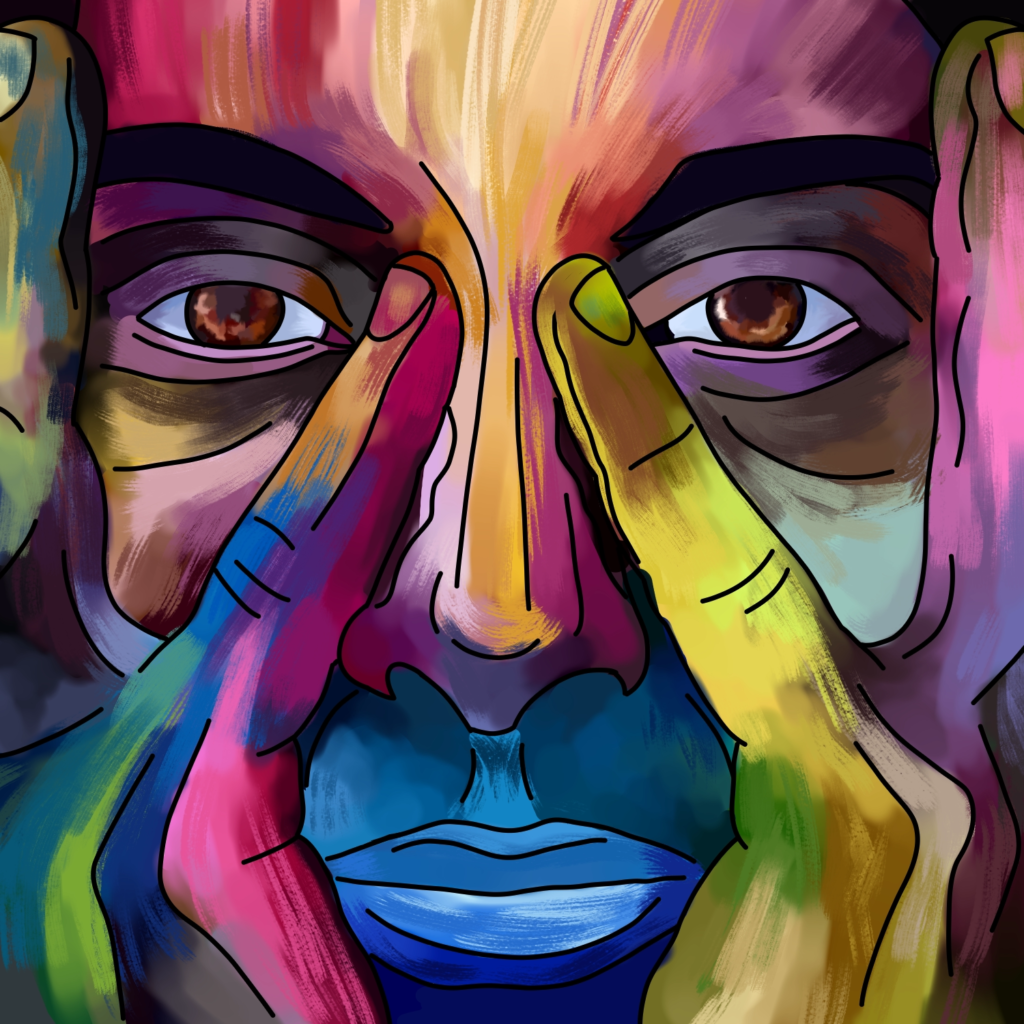 Dessin, numérique, Portrait, Couleurs